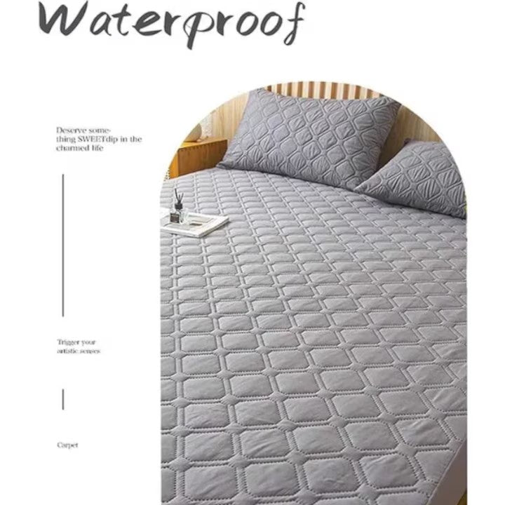 Husă de saltea impermeabilă AT Performance, 180x200 cm, poliester matlasat, fixare cu elastic