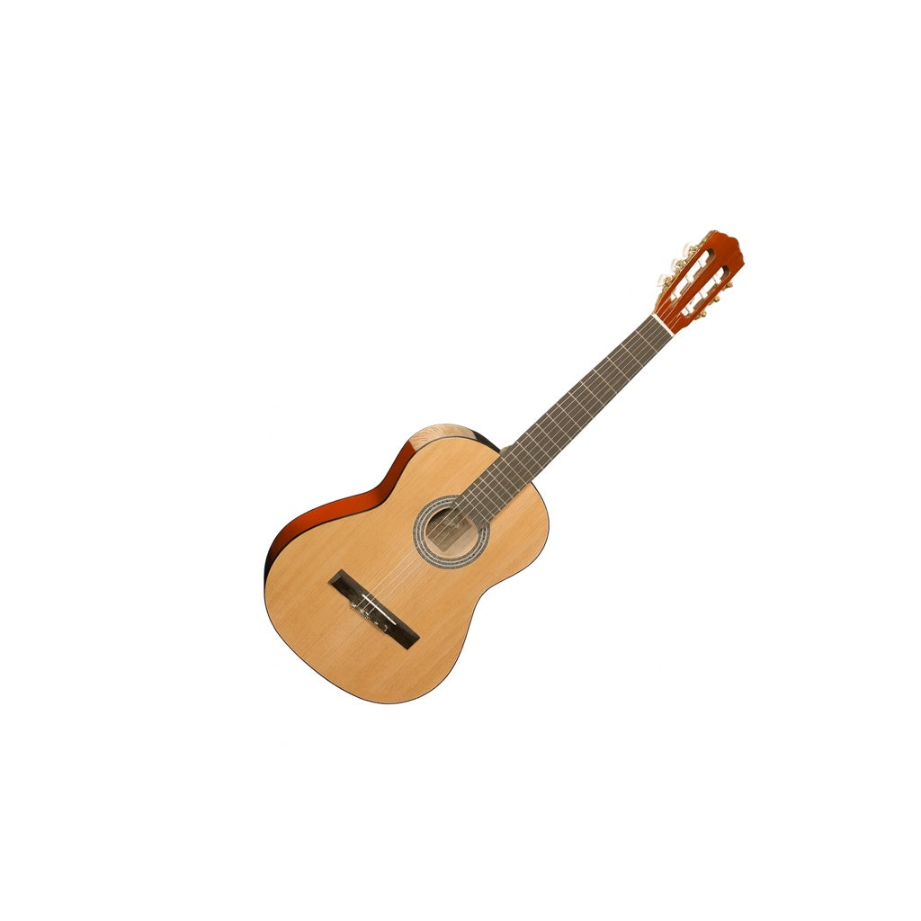 Chitară clasică AT Performance 4/4, 38 inch, lemn de tei, corzi din nailon, 20 taste, natur