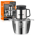 Tocător electric HALEY HY-1223, 800 W, bol inox 5 L, 6 lame din inox, 2 viteze