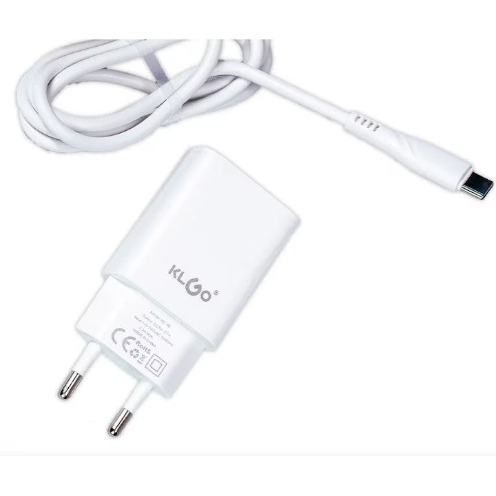 Încărcător rapid AT Performance, USB-C PD, 5V/3A, 9V/2,22A, cablu Type-C inclus