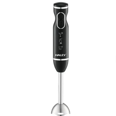 Blender portabil HALEY HY-1119, 400 W, vas inox 0,3 L, 2 viteze, funcție de spumare
