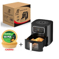 Friteuză cu aer cald AT Performance AT-M60, 10 L, 2800 W, control digital, negru