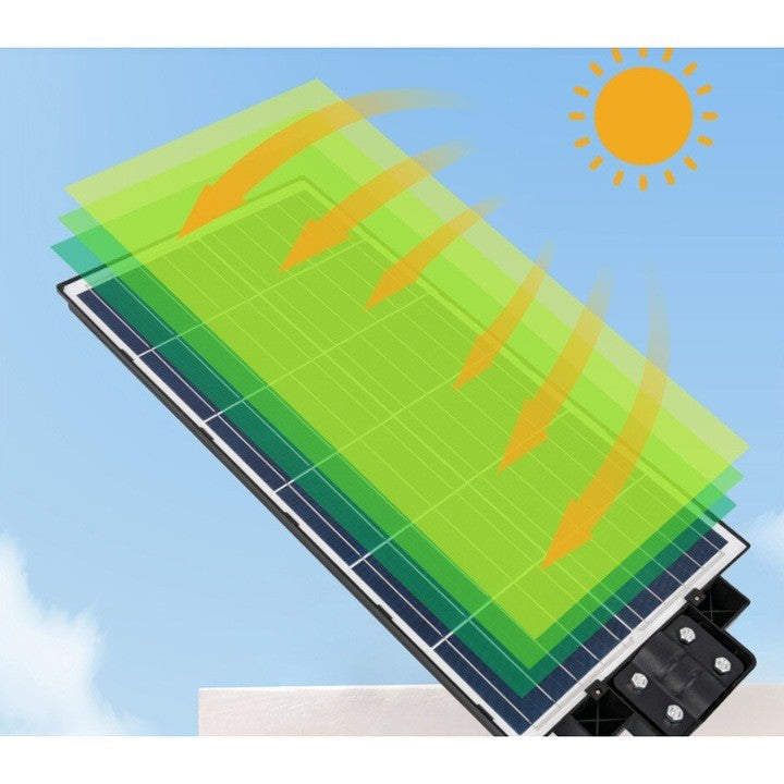 Lampă solară stradală LED AT Performance, 800 W, 1600 lm, 6500 K, baterie litiu, IP65