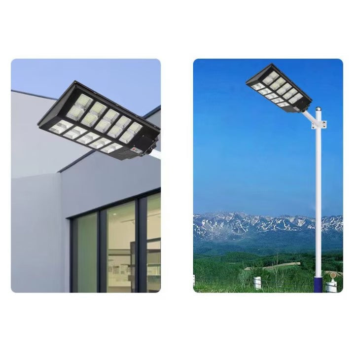 Lampă solară stradală LED AT Performance, 600 W, 4000 lm, IP65, senzor de lumină și mișcare
