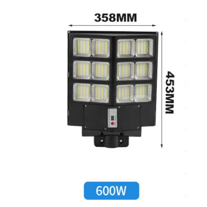 Lampă solară stradală LED AT Performance, 600 W, 4000 lm, IP65, senzor de lumină și mișcare