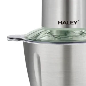 Tocător electric de alimente HALEY HY-1238, 1000 W, bol 3 L, 4 lame inox, bază antialunecare