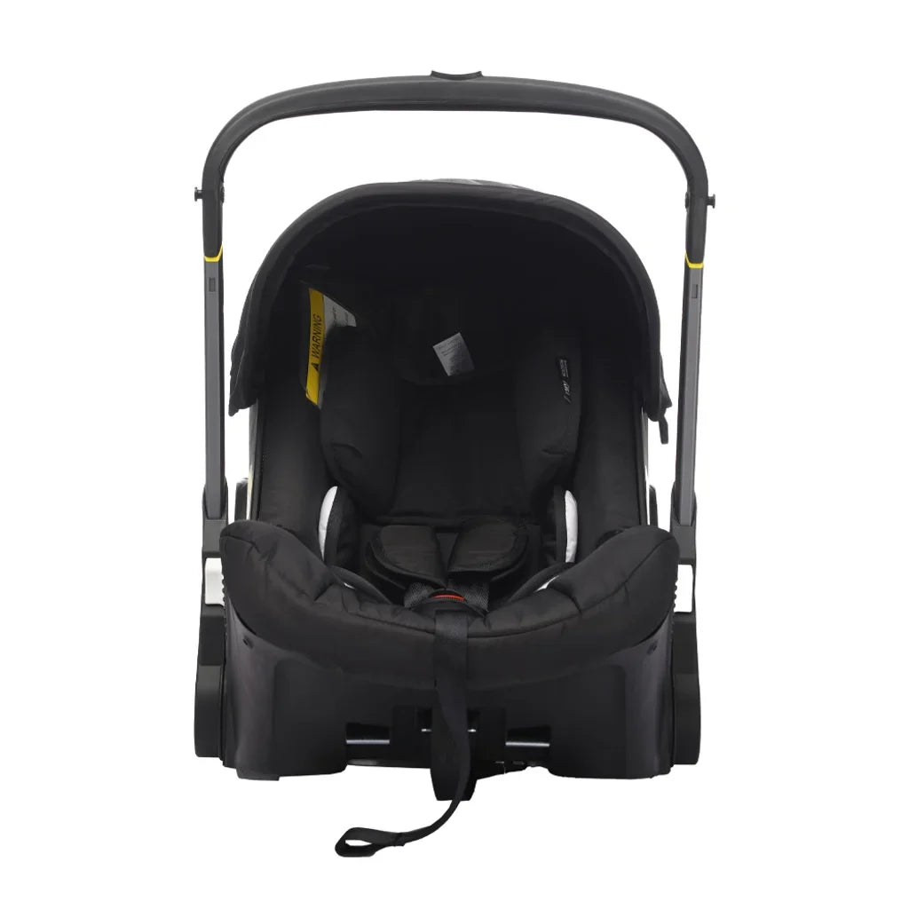 Cărucior 2 în 1 KIDOO, scaun auto grupa 0+, 0-13 kg, 0-18 luni, mâner reglabil, centură 5 puncte