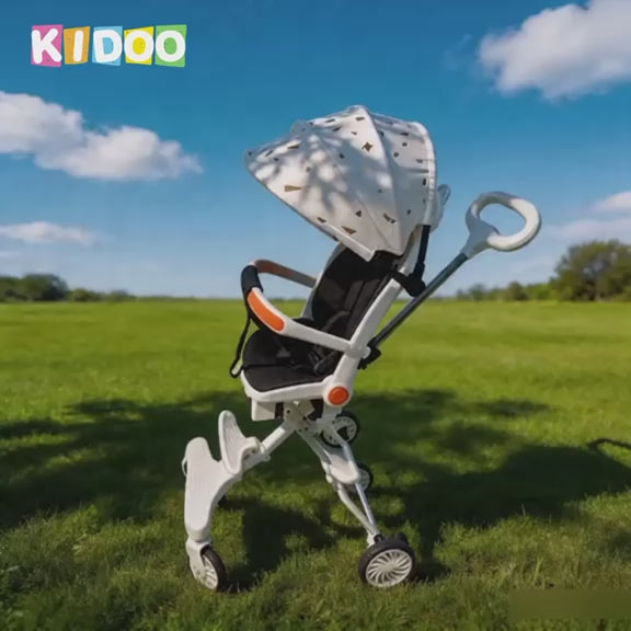 Cărucior sport pliabil KIDOO KD-2010, 6-36 luni, pliere manuală rapidă, roți pivotante față