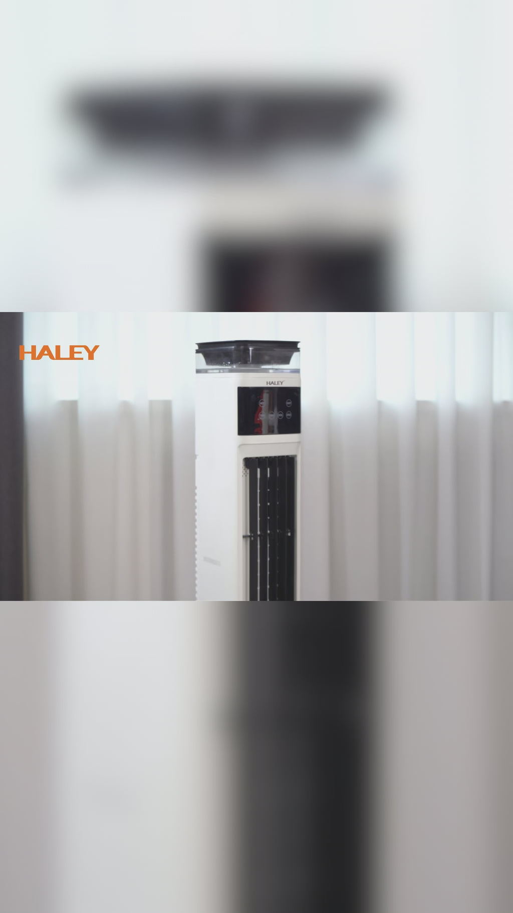 Răcitor de aer 4 în 1 HALEY HY-6115, 70 W, rezervor 4,5 L, 3 viteze, telecomandă, alb