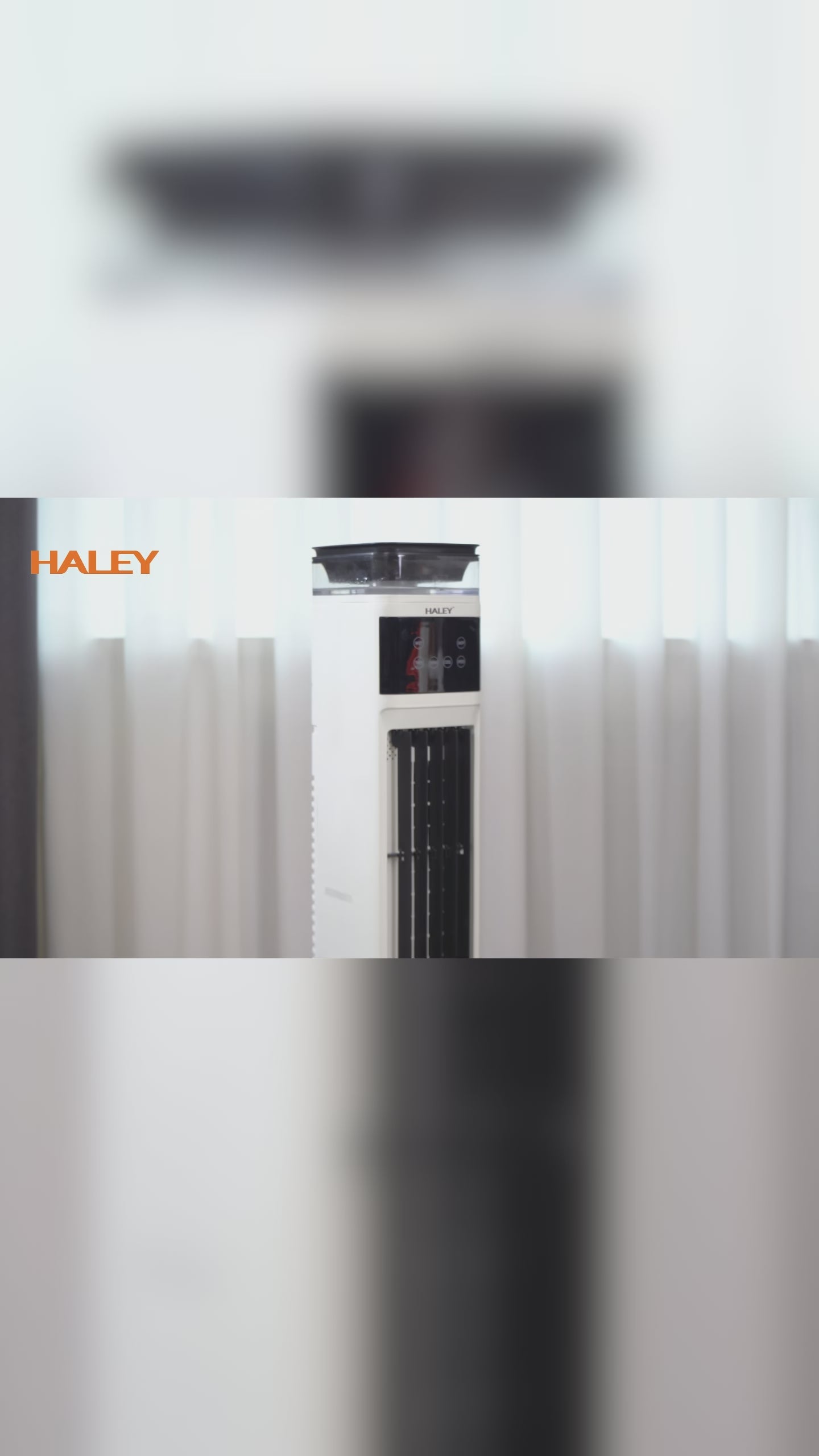 Răcitor de aer 4 în 1 HALEY HY-6115, 70 W, rezervor 4,5 L, 3 viteze, telecomandă, alb