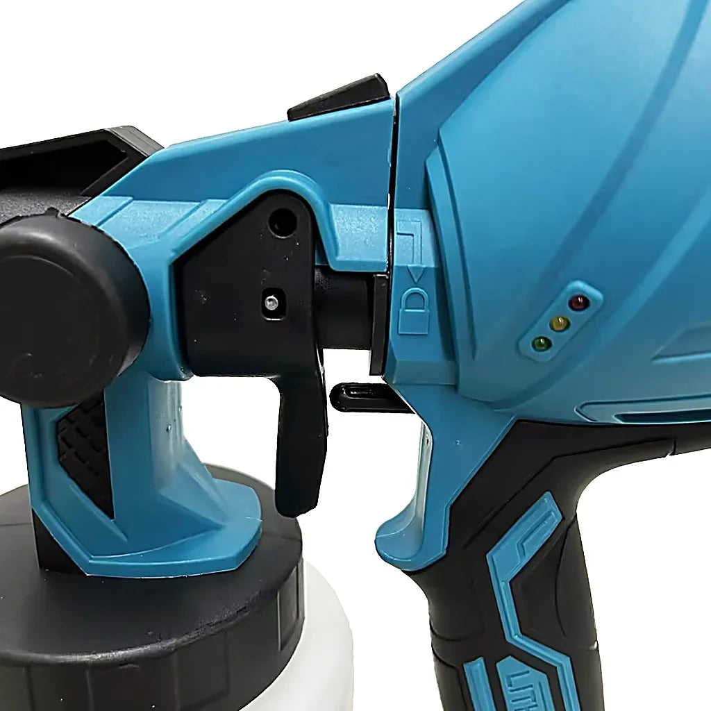 Pistol de vopsit electric AT Performance AT-401, 210 W, 2 acumulatori 48V, rezervor 1000 ml, 3 moduri de pulverizare