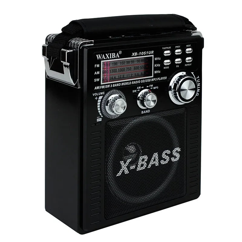 Radio portabil AT Performance, benzi AM/FM/SW, bluetooth, MP3 USB și card TF, lanternă