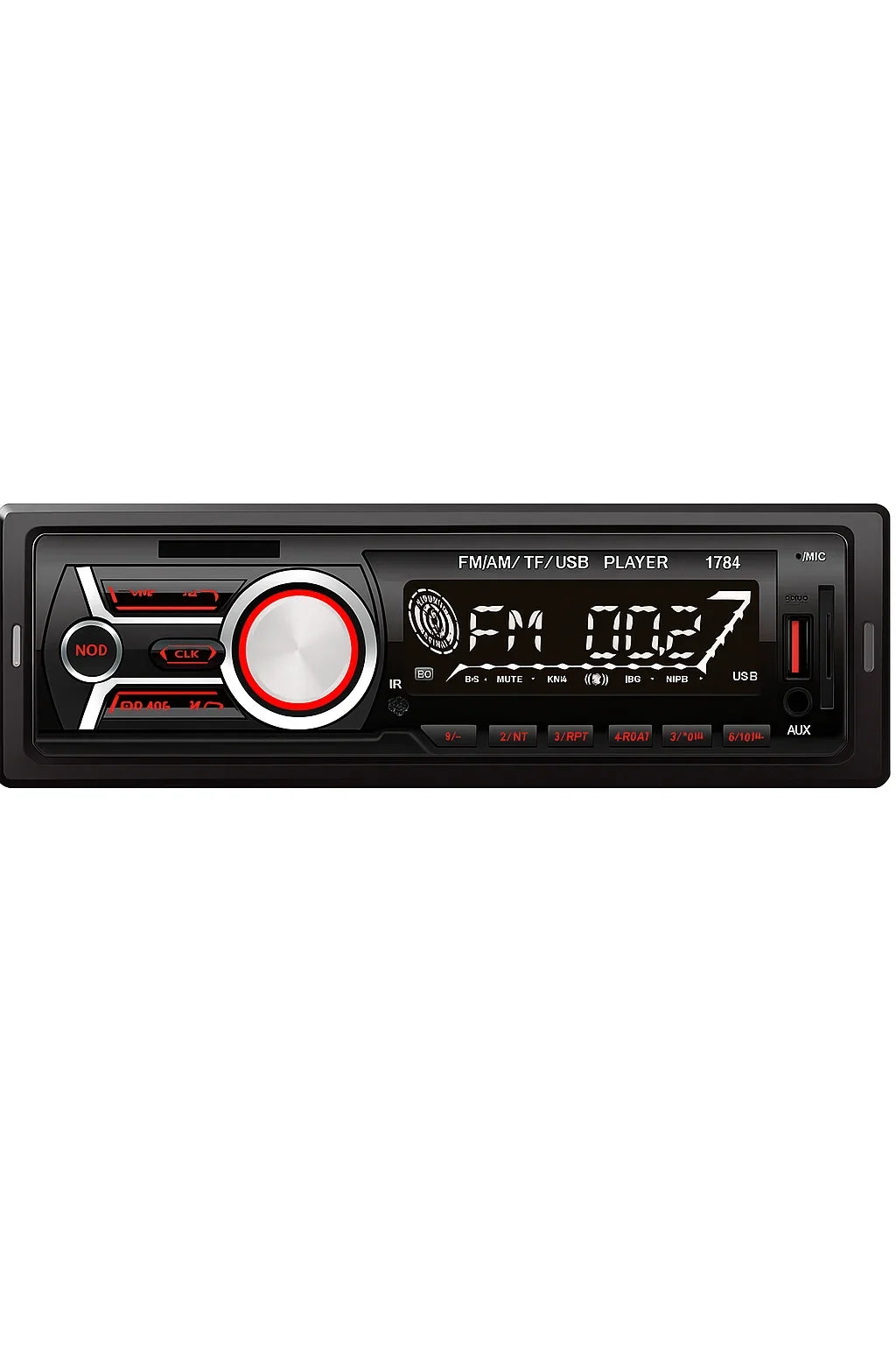 Radio auto MP3 player AT Performance, 4 x 50 W, bluetooth, USB, SD, AUX, 1 DIN