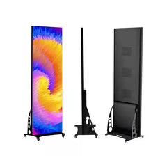 Totem LED Digital de Interior AT PERFORMANCE® – Display P2.5, 2050mm, 768×256, 1200cd, IP45, Wi-Fi/USB/HD