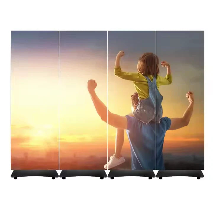 Totem LED Digital de Interior AT PERFORMANCE® – Display P2.5, 2050mm, 768×256, 1200cd, IP45, Wi-Fi/USB/HD