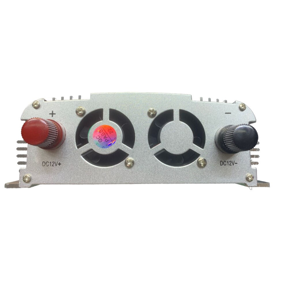Invertor auto AT Performance, 3000 W, undă sinusoidală pură, carcasă din aluminiu, argintiu