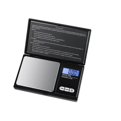 Cântar electronic de bijuterii AT Performance, 200 g, precizie 0,01 g, platformă inox, ecran LCD, negru