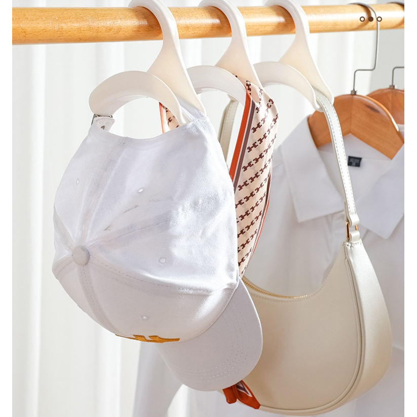 Set 4xcarlige pentru umeras, AT PERFORMANCE®, pentru genti de mana, pentru depozitare, culoare alb