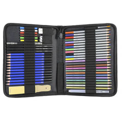 Set de arta, AT PERFORMANCE, de lux, pentru desen perfect, profesional, de 51 buc