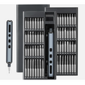 Șurubelniță electrică de precizie AT Performance, 64 biți magnetici crom vanadiu, fără fir, mâner din aluminiu