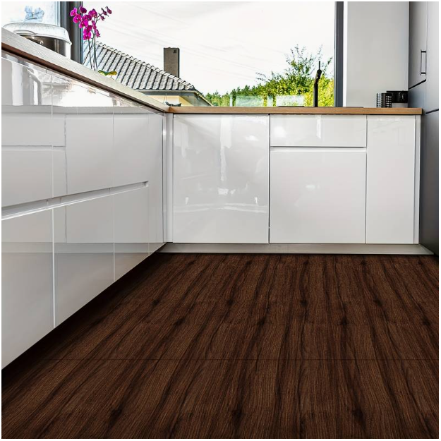 Set 10x Tapet top parchet, AT PERFORMANCE®, suprafata acoperire 1.8 mp, autoadeziv, waterproof, usor de montat, design modern, 30x60 cm, maro