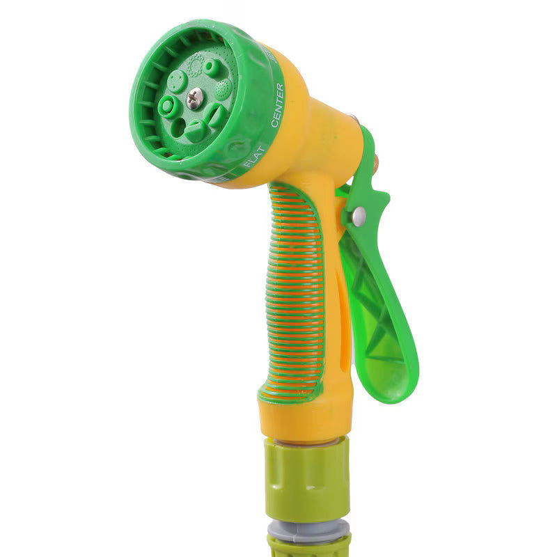 Furtun de grădină pe tambur AT Performance, 20 m, duză multifuncțională, derulare automată, verde