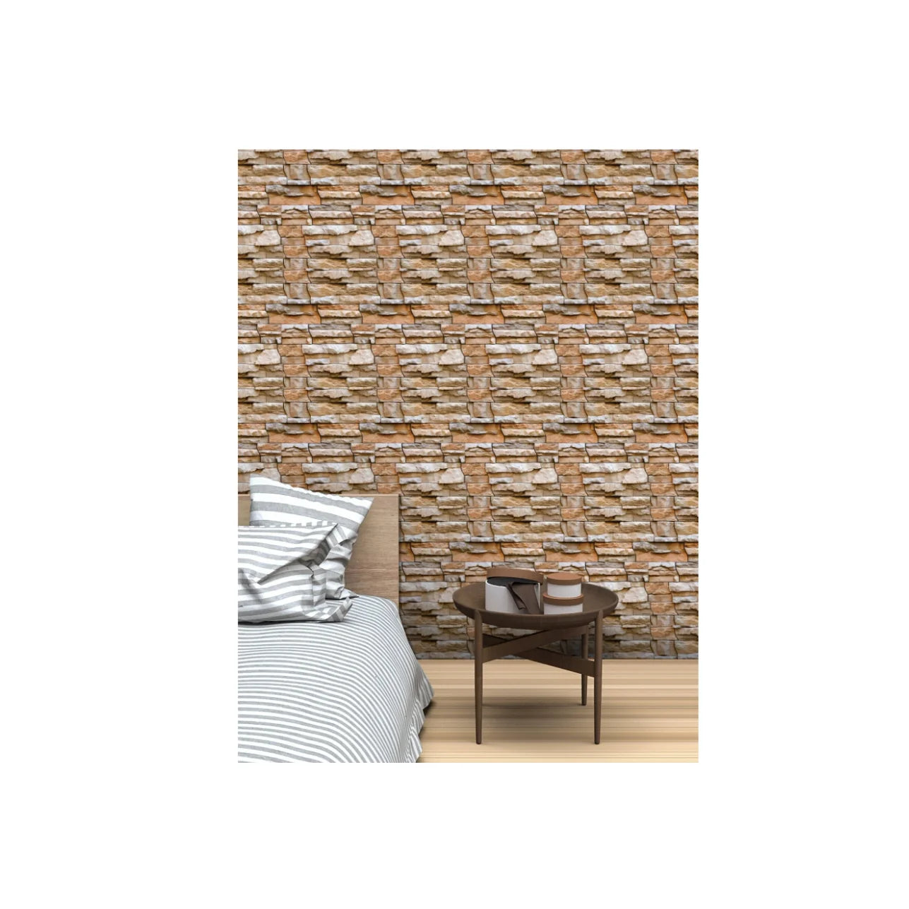Tapet autoadeziv aspect cărămidă AT Performance, set 10 plăci, 30x60 cm, 1,8 mp, 6 straturi
