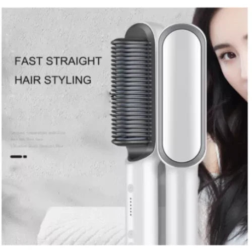 Perie electrica AT PERFORMANCE din ceramica pentru indreptat parul, temperatura reglabila, 5 trepte, max. 190 ° C, pe par uscat fara efect de electrizare