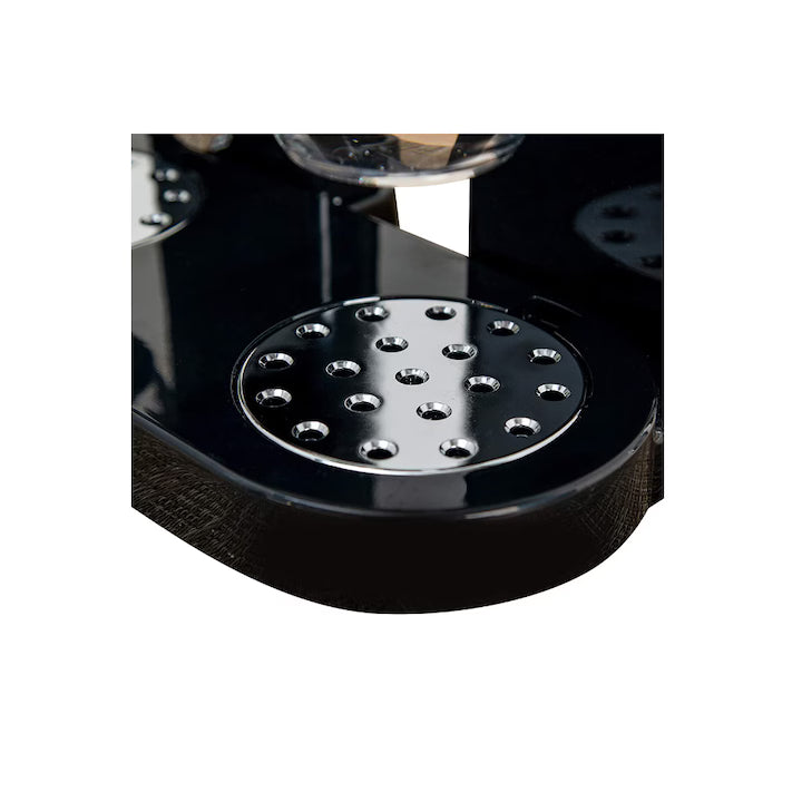 Dozator dublu pentru cereale AT Performance, 2 x 2 L, plastic, 33 x 20 x 40 cm, negru