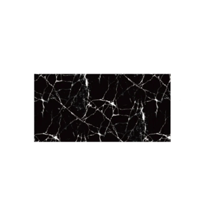 Tapet autoadeziv aspect marmură AT Performance, set 10 plăci, 30x60 cm, 1,8 mp, negru