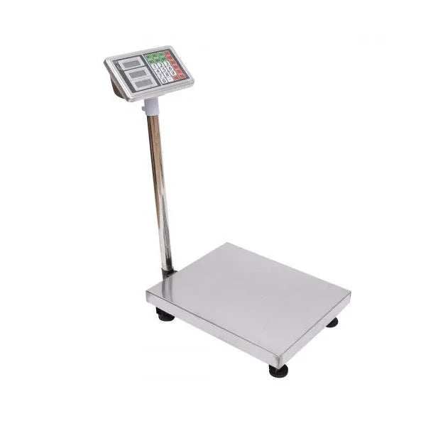 Cântar industrial cu platformă AT Performance, 1000 kg, platan 80x60 cm, tablă striată, autonomie 12 ore
