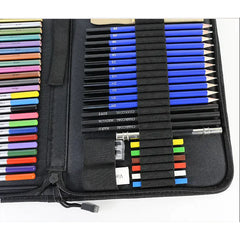 Set de arta, AT PERFORMANCE, de lux, pentru desen perfect, profesional, de 51 buc