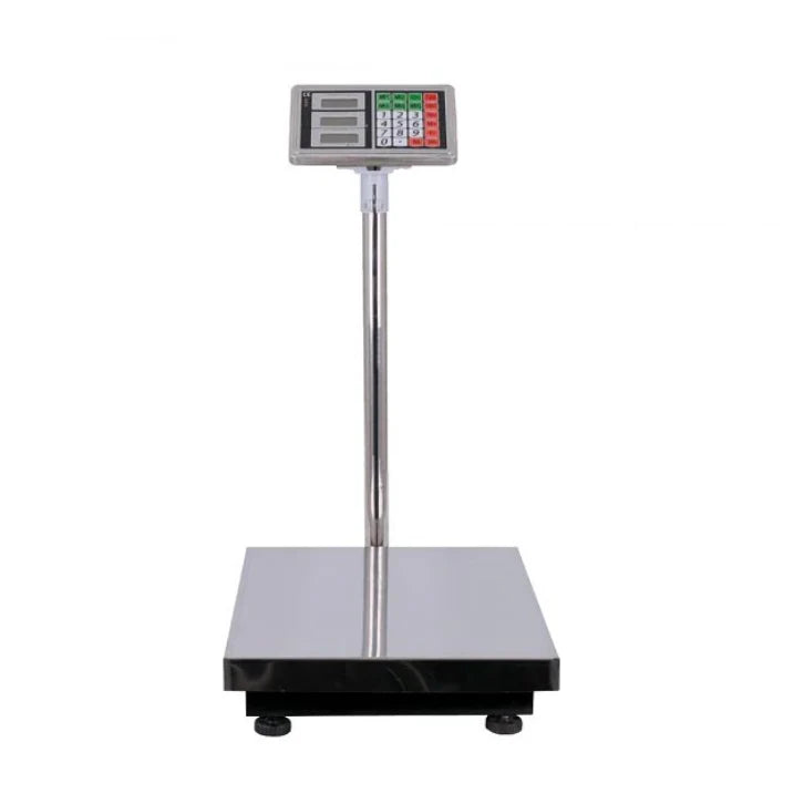 Cântar industrial cu platformă AT Performance, 1000 kg, platan 80x60 cm, tablă striată, autonomie 12 ore