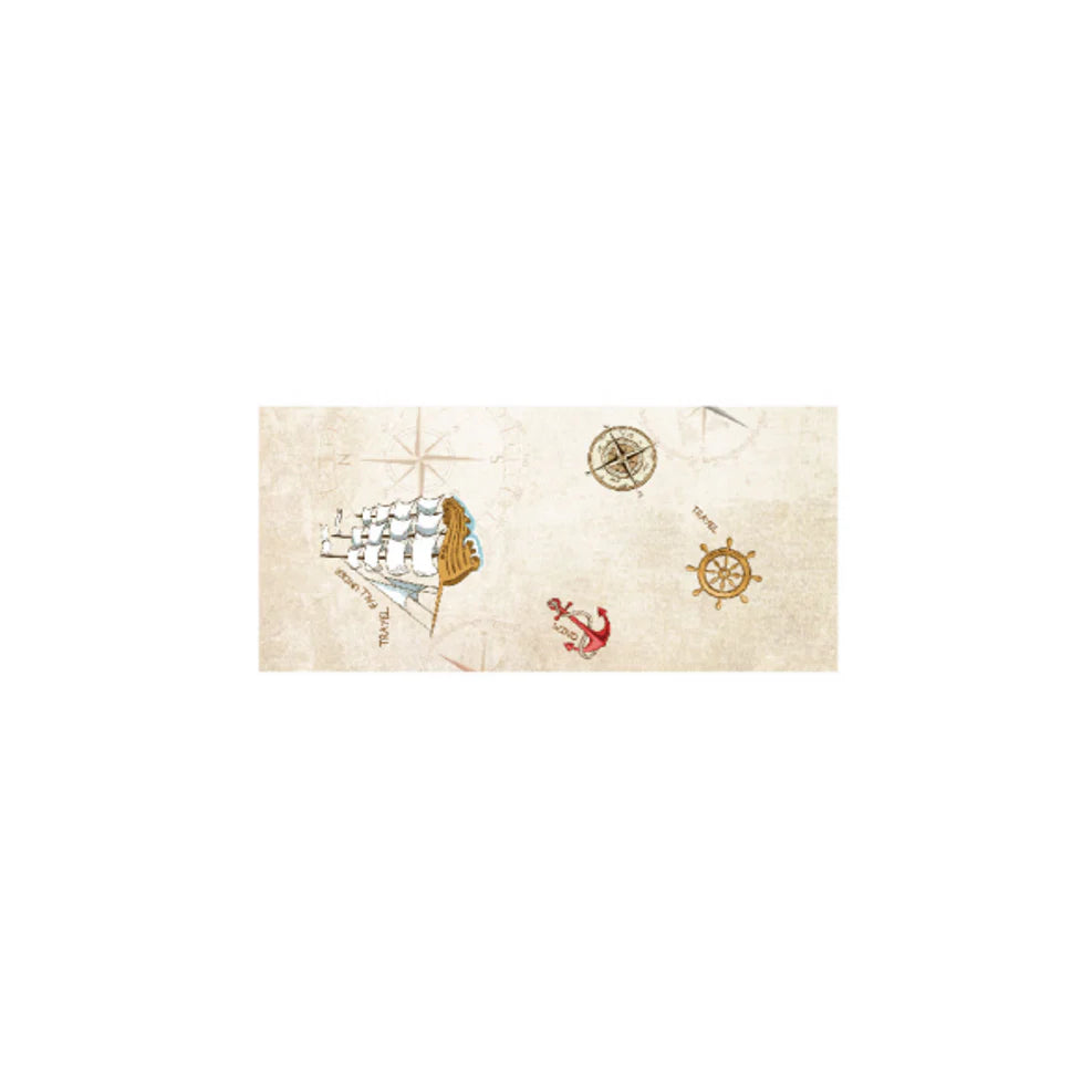 Set x5 Role Tapet 3D, autoadeziv/autocolant, AT PERFORMANCE®, spuma moale, design modern, pentru interior, usor de curatat, rezistent la apa, 68cmx2.8m, model corabie, pirati