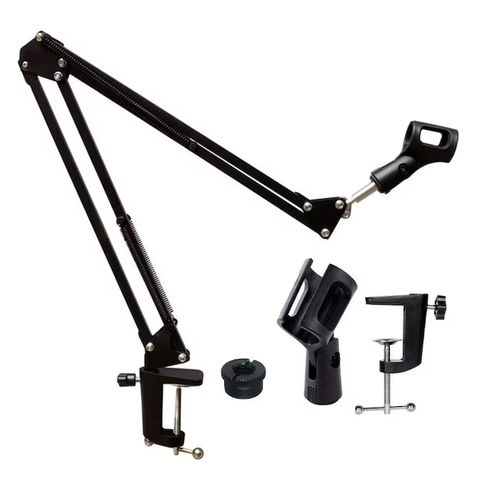 Suport microfon de birou AT Performance, reglabil până la 800 mm, oțel, 0,7 kg, negru