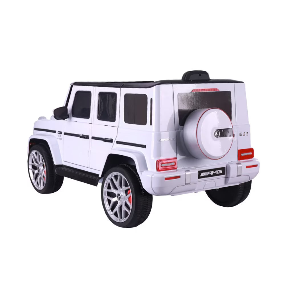 Mașinuță electrică pentru copii AT Performance Mercedes-Benz AMG G63, 12V 4.5Ah, 2 motoare de 30 W, 3-5 km/h