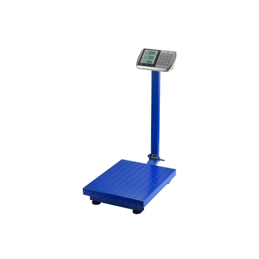 Cântar electronic cu platformă AT Performance, 350 kg, platan inox 40x50 cm, braț rabatabil, afișaj LCD
