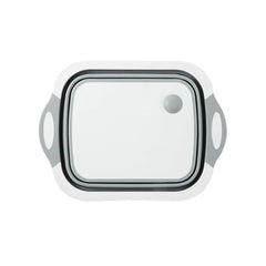 Tocator 3 in 1, tocator, cos depozitare, vas pentru spalare, pliabil, 40x30 cm