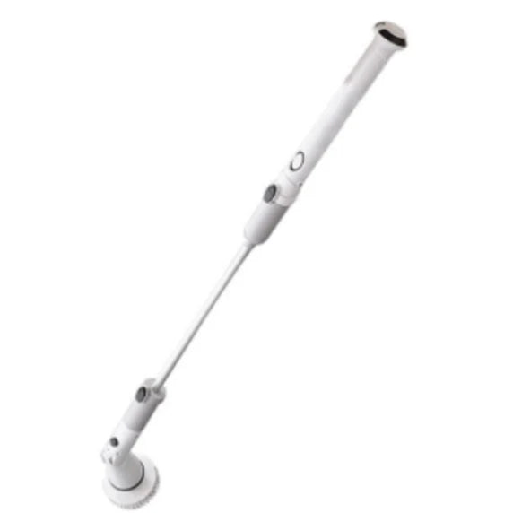 Set perie de curatere electrica, portabil, 4 capete interschimbabile, gri / alb