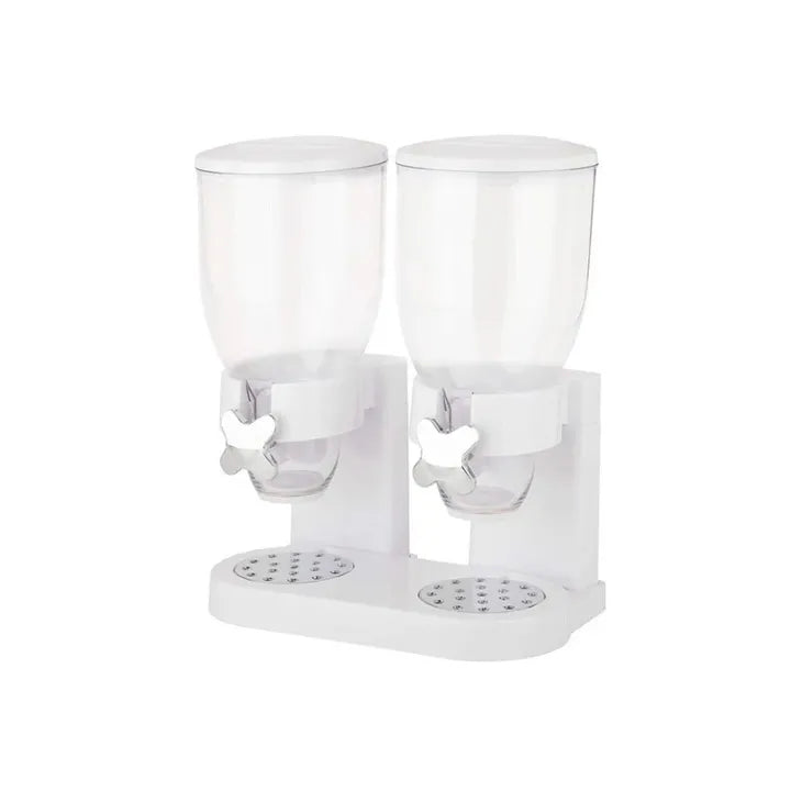 Dozator dublu pentru cereale AT Performance, 2 x 2 L, plastic, 33 x 20 x 40 cm