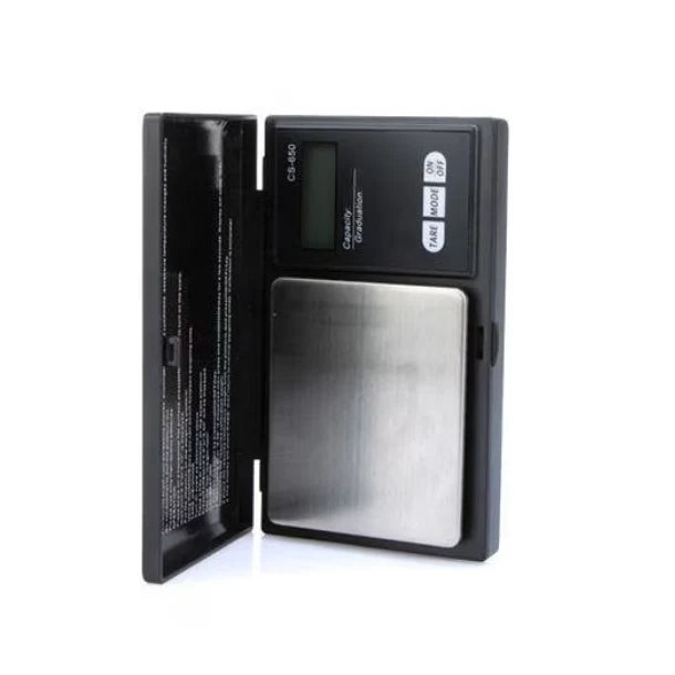 Cântar electronic de bijuterii AT Performance, 200 g, precizie 0,01 g, platformă inox, ecran LCD, negru