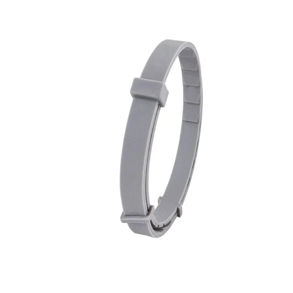 Zgardă antiparazitară pentru câini Murmag, 62 cm, protecție 8 luni, rezistentă la apă, gri