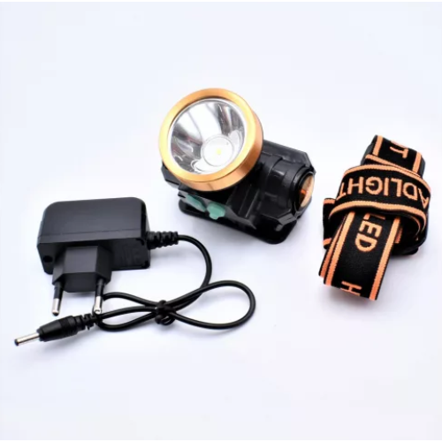 Lanternă de cap AT Performance TD-868, LED 1 W, acumulator 2000 mAh, autonomie 8-10 h, 150 m