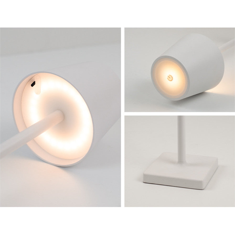 Lampă de masă LED AT Performance, reîncărcabilă, 38 x 10 cm, 3 temperaturi de culoare, alb