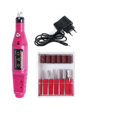 Freza Unghii Semiprofesionala At Performace, 9w, Ideala pentru Manechiura si Pedichiura 3.000-20.000 RPM, Roz