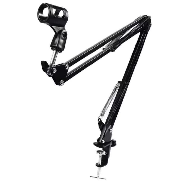 Suport microfon de birou AT Performance, reglabil până la 800 mm, oțel, 0,7 kg, negru