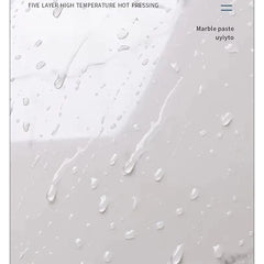 Set 10x Tapet Marmura, AT PERFORMANCE®, suprafata acoperire 1.8 mp, autoadeziv, waterproof, usor de montat, design modern, 30x60 cm, Alb cu model colorat