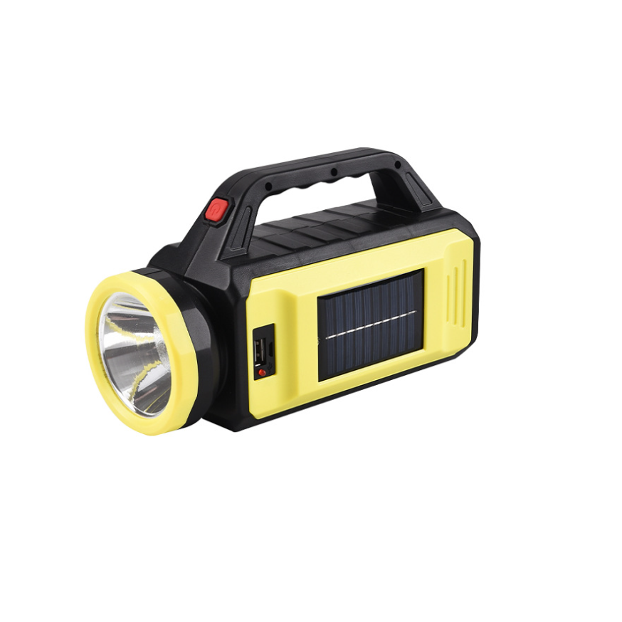 Lanternă LED profesională AT Performance TJ-7528A, 2 LED-uri, lumină frontală albă, lumină laterală albă și roșie