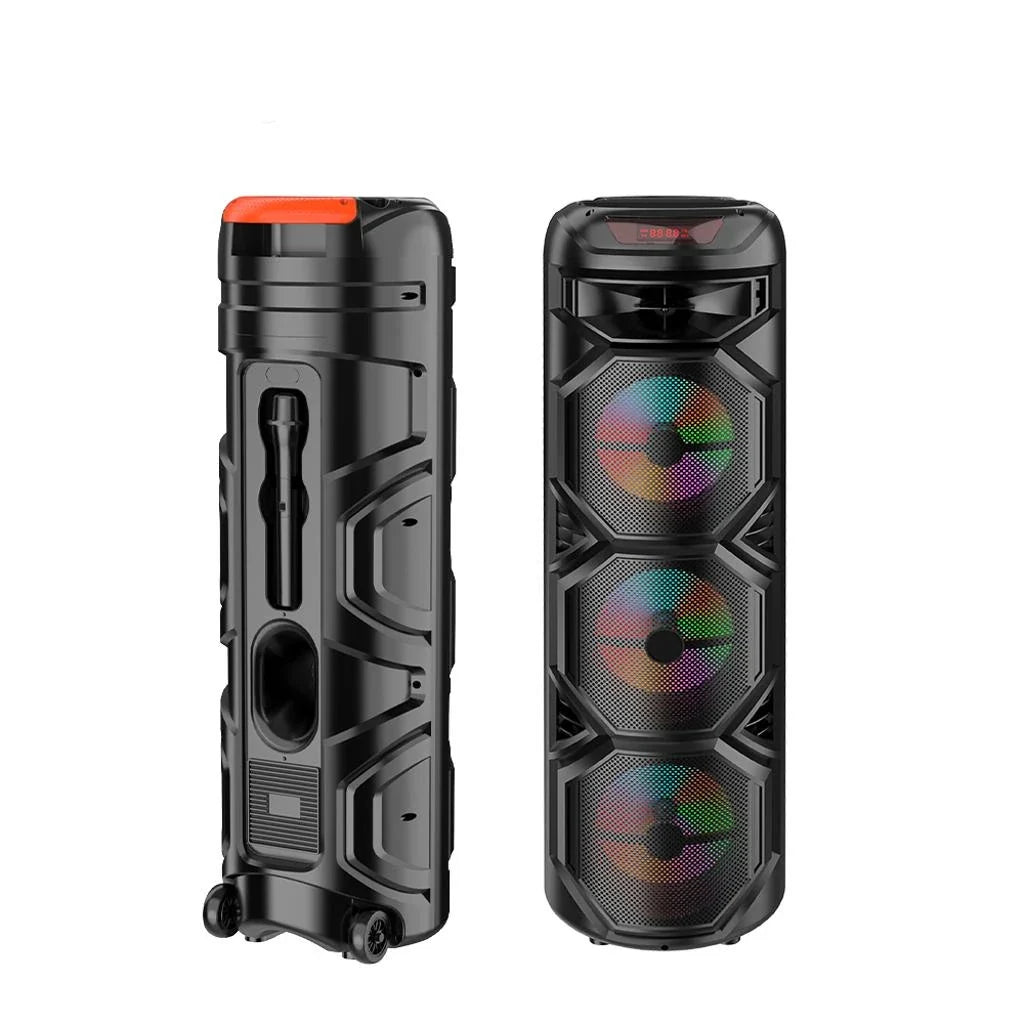 Boxă portabilă party AT Performance ZQS8301, 3x8 inch, 60 W, Bluetooth 5.0, baterie 4500 mAh