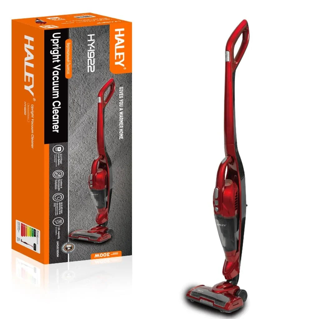 Aspirator vertical fără fir HALEY HY-1922, 2 în 1, baterie 22.2 V, autonomie 40 min, perie cu LED